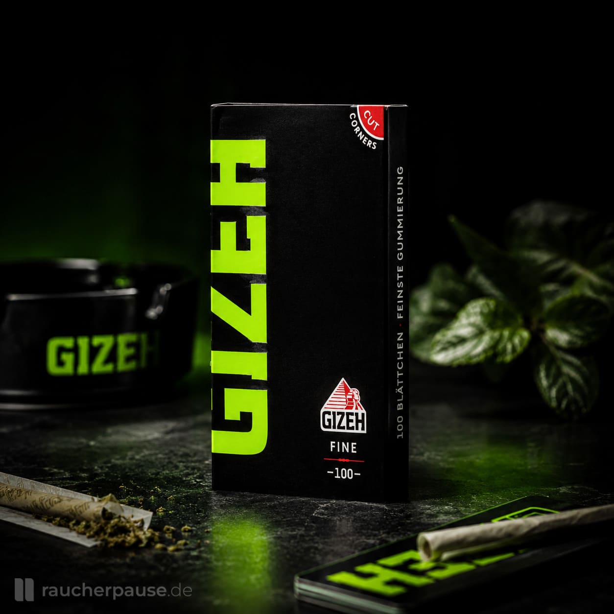 Gizeh Black Fine Grün